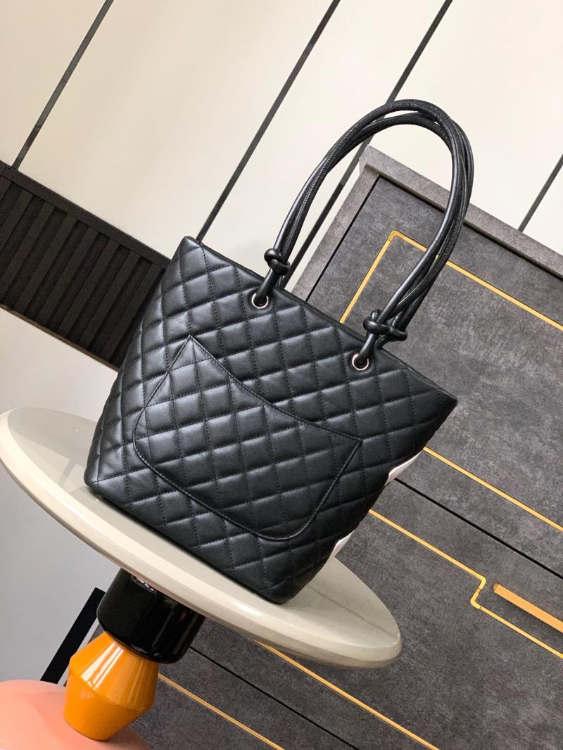 Chanel Small Cambon Ligne Tote Black and White AS6336