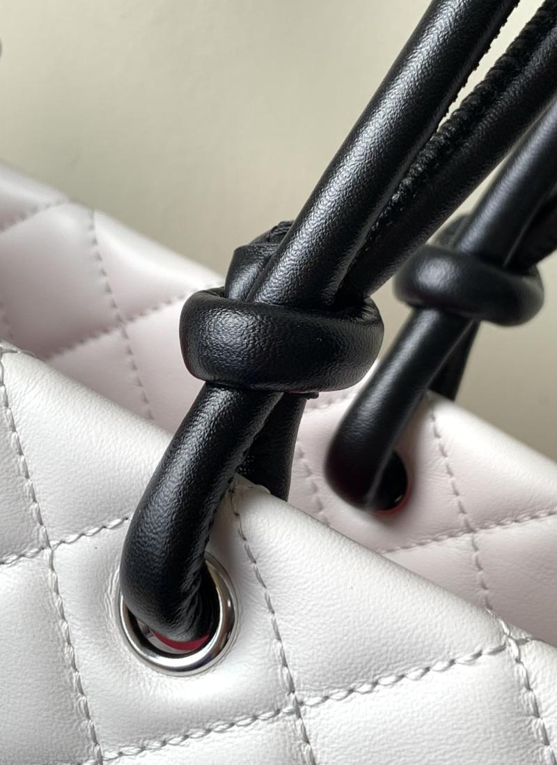 Chanel Small Cambon Ligne Tote White AS6336