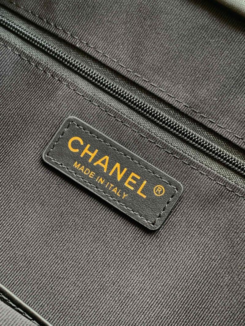 Chanel Suede Shoulder Bag Camel AS5634