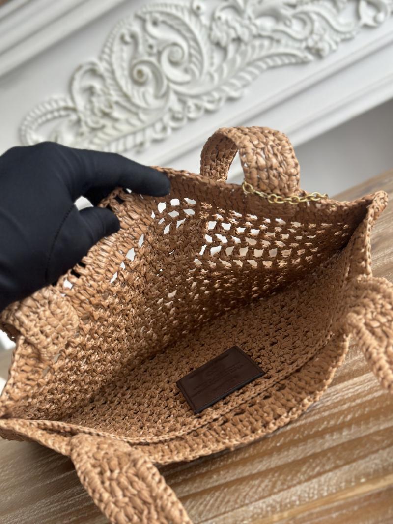 Chloe Raffia Summer Banana tote bag Beige CH25U