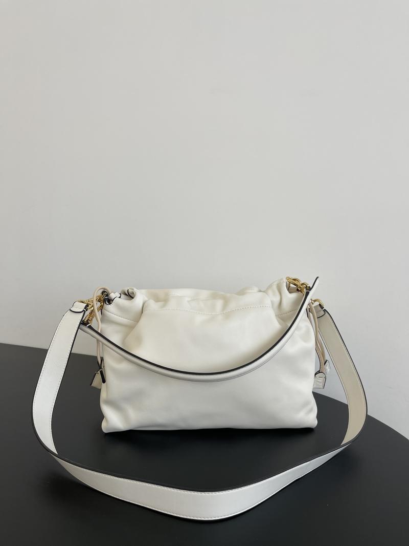 Fendi Mamma Baguette Large White 8BR834