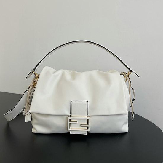 Fendi Mamma Baguette Large White 8BR834