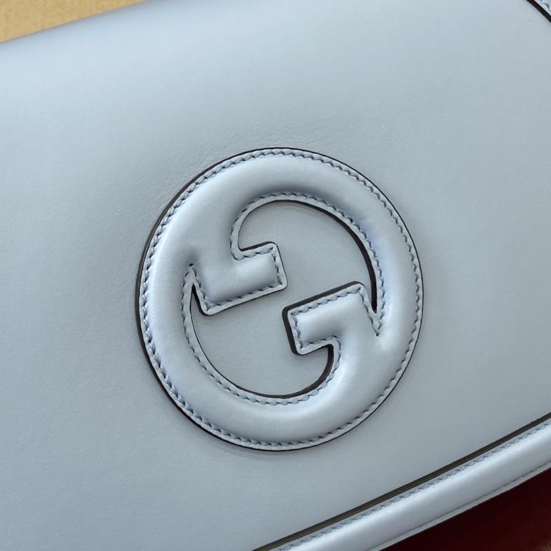 Gucci Blondie large top handle bag Blue 815716