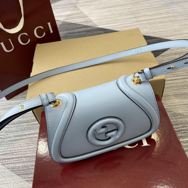 Gucci Blondie small shoulder bag Blue 815700