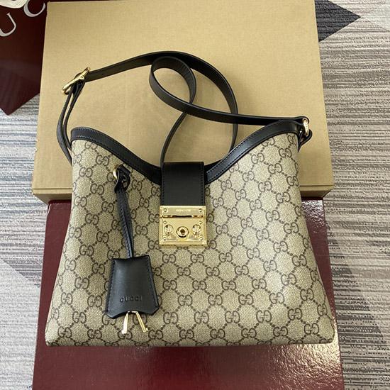 Gucci Paddlelock Medium Shoulder Bag 839021 Black