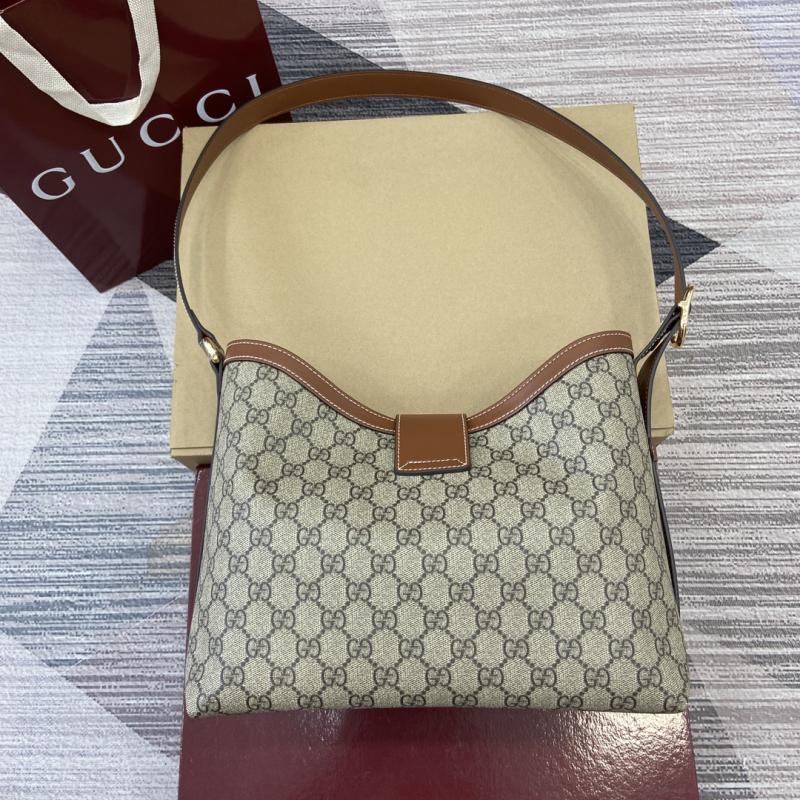 Gucci Paddlelock Medium Shoulder Bag Brown 839021