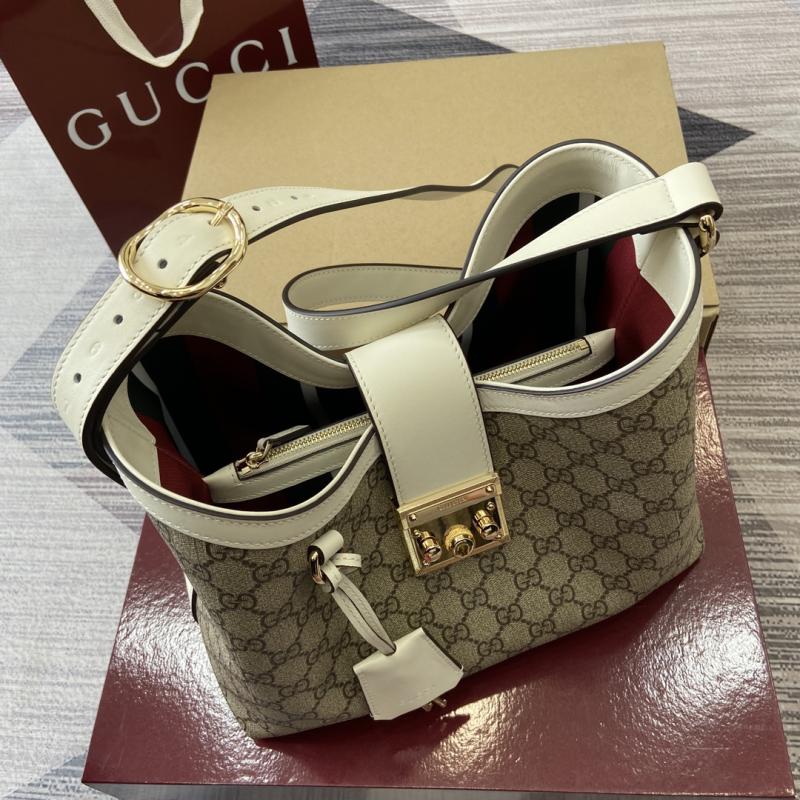 Gucci Paddlelock Medium Shoulder Bag White 839021