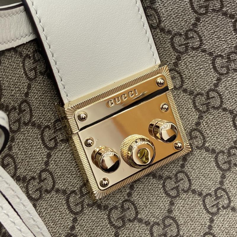 Gucci Paddlelock Medium Shoulder Bag White 839021