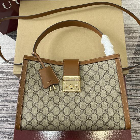 Gucci Padlock large top handle bag brown 838991