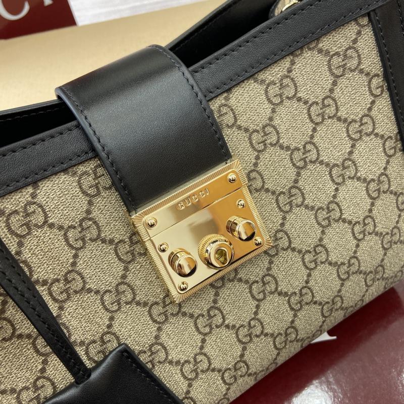 Gucci Padlock medium top handle bag Black 838992