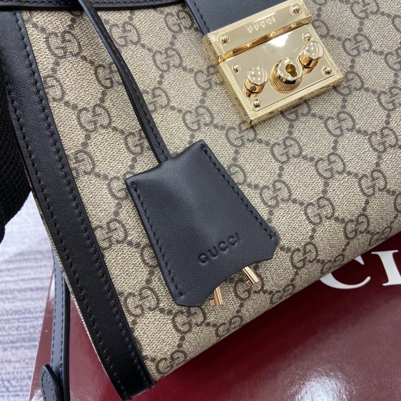 Gucci Padlock medium top handle bag Black 838992