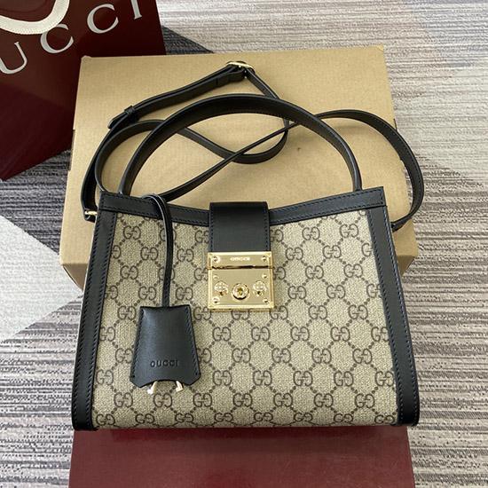 Gucci Padlock medium top handle bag Black 838992