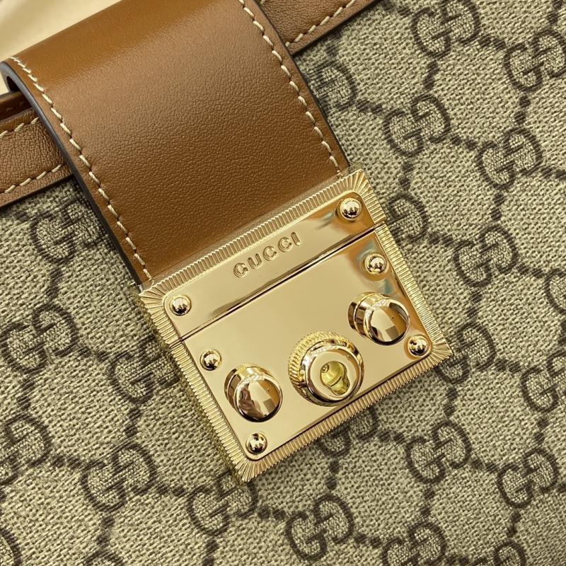 Gucci Padlock medium top handle bag Brown 838992