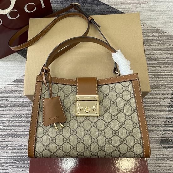 Gucci Padlock medium top handle bag Brown 838992