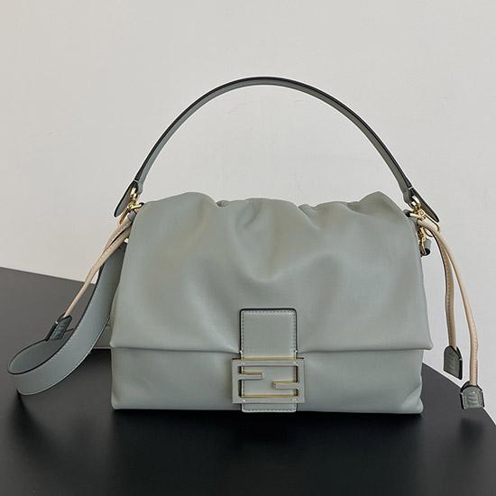 Large Fendi Mamma Baguette Blue 8BR834