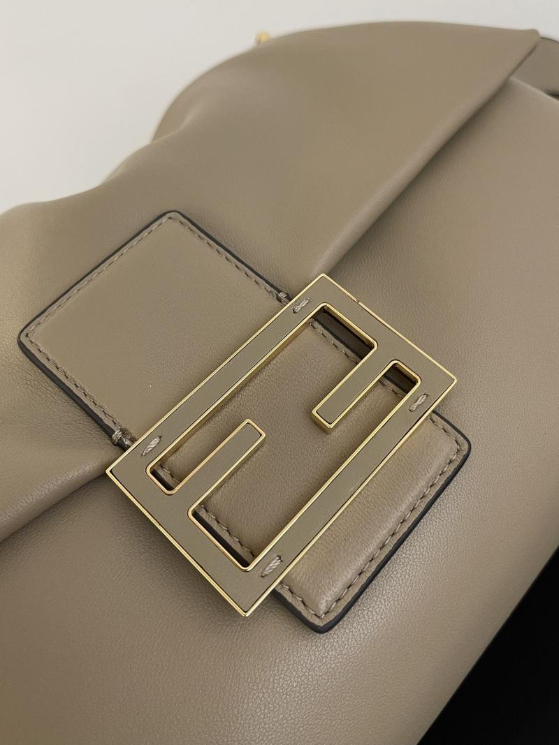 Large Fendi Mamma Baguette Grey 8BR834