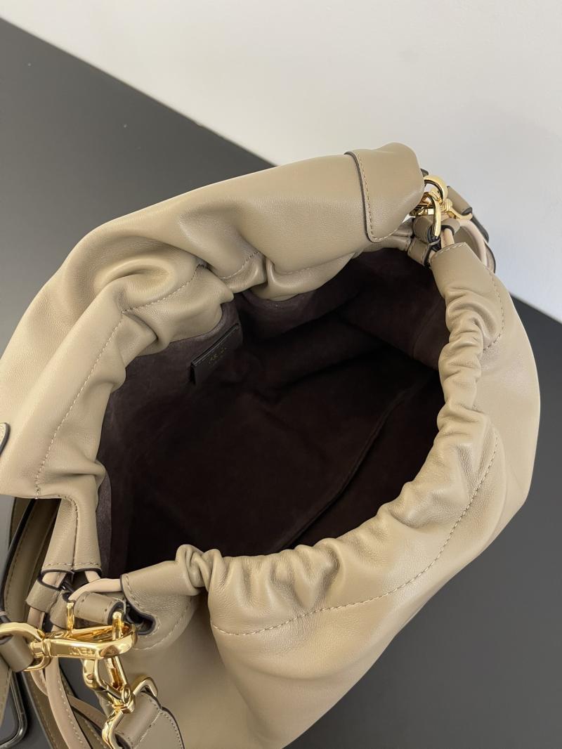 Large Fendi Mamma Baguette Grey 8BR834