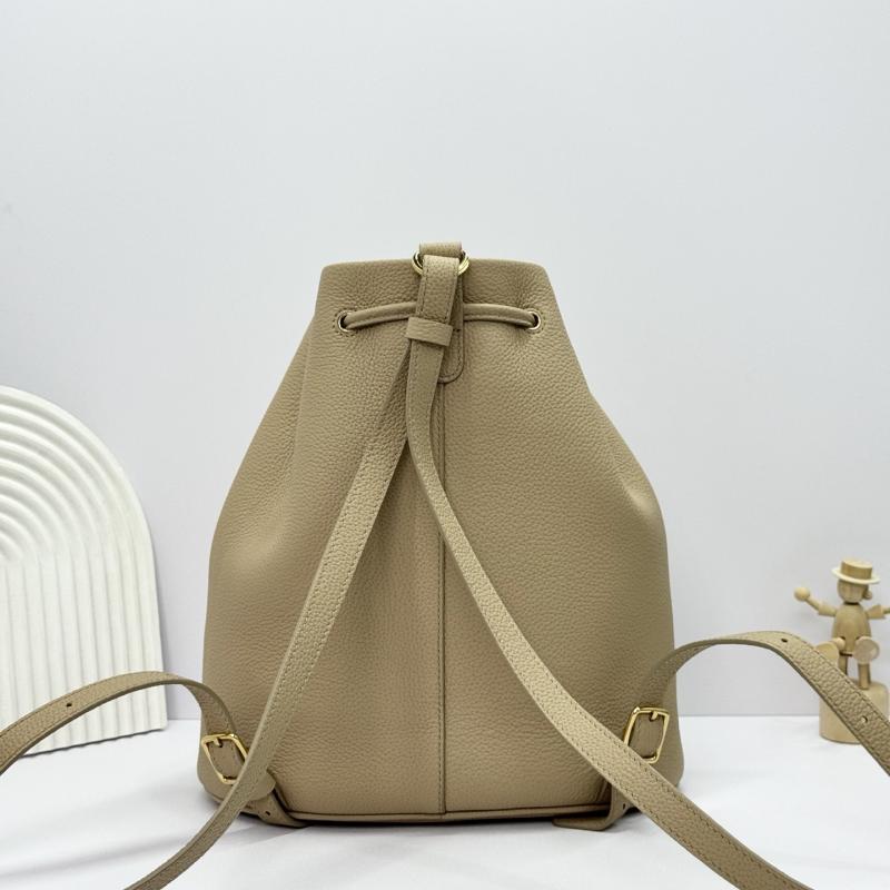 Loro Piana Extra Drawstring backpack L27 Beige FAP1404