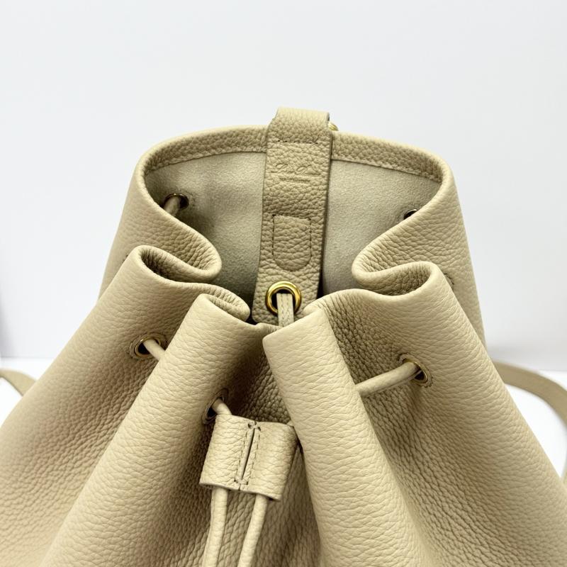 Loro Piana Extra Drawstring backpack L27 Beige FAP1404