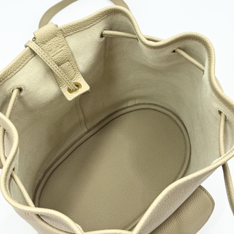 Loro Piana Extra Drawstring backpack L27 Beige FAP1404
