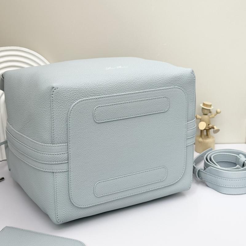 Loro Piana Large Bale bag Blue FAM9875