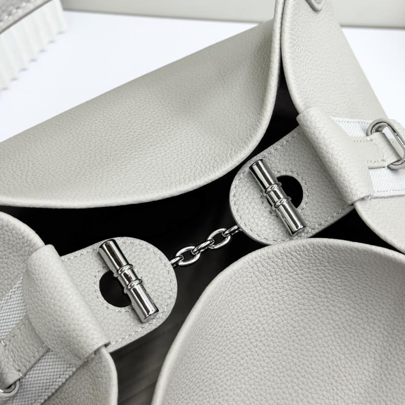 Loro Piana Large Bale bag Grey FAM9875