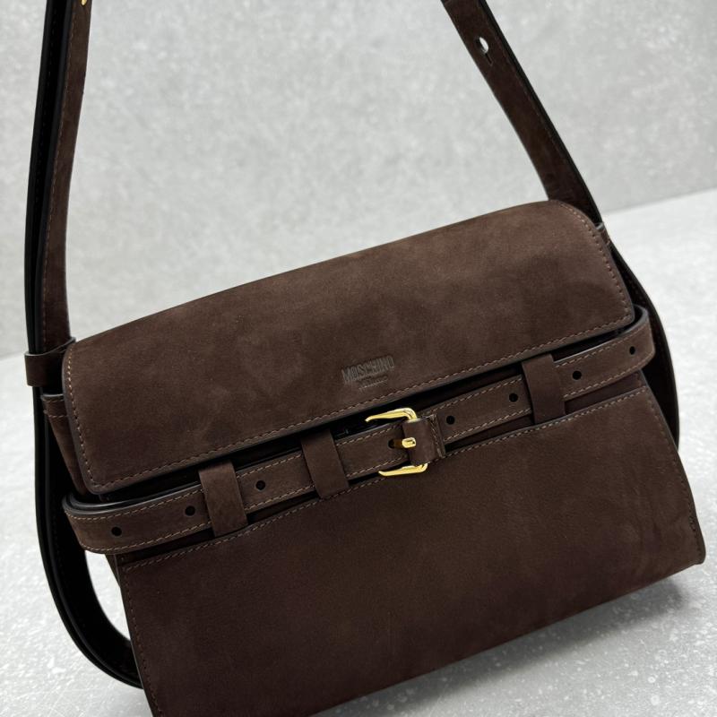Medium Moschino Tie Me bag Brown M8100