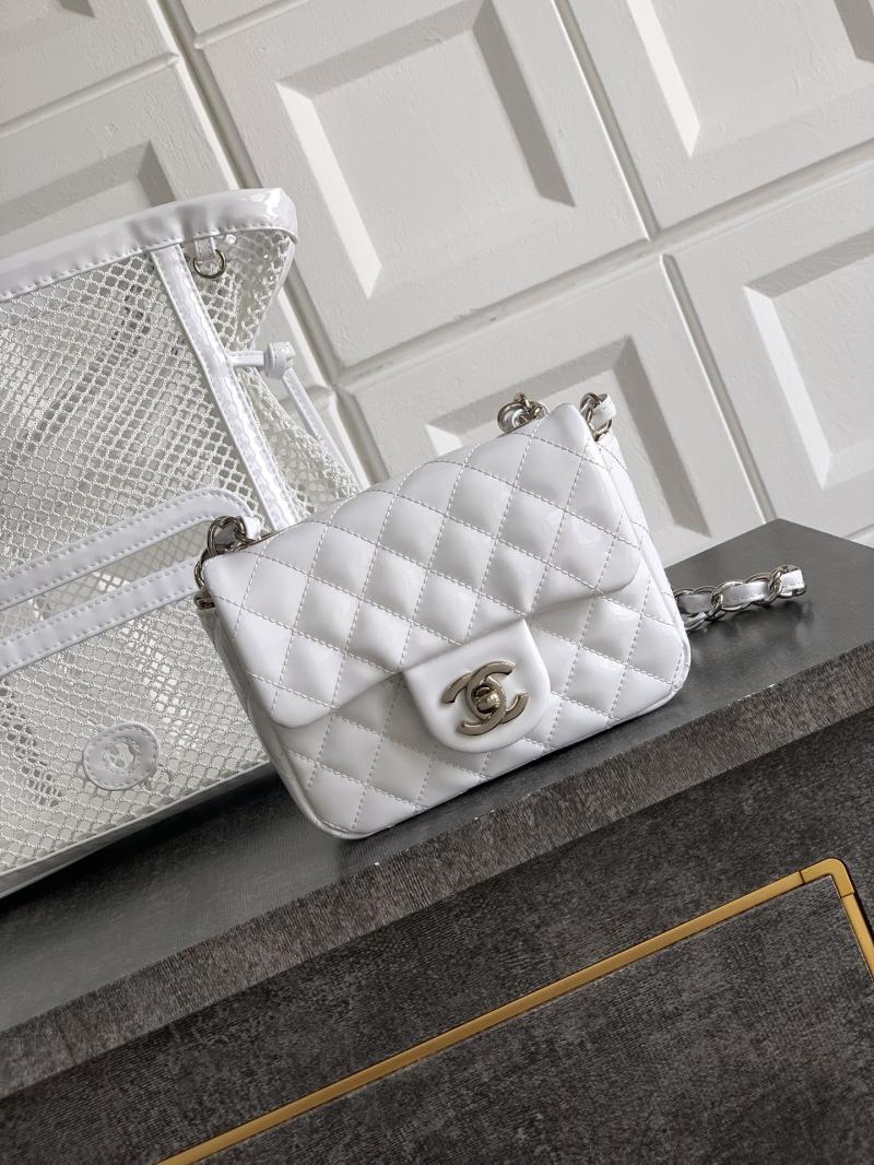 Small Chanel La Madrague Tote White A5992