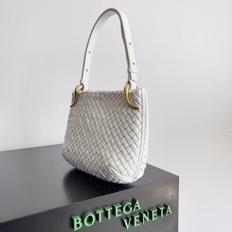 Bottega Veneta Small Clicker Bag White 730968