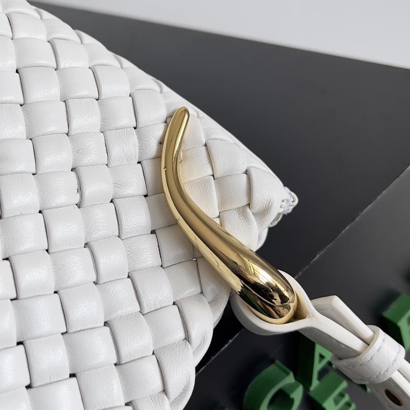 Bottega Veneta Small Clicker Bag White 730968