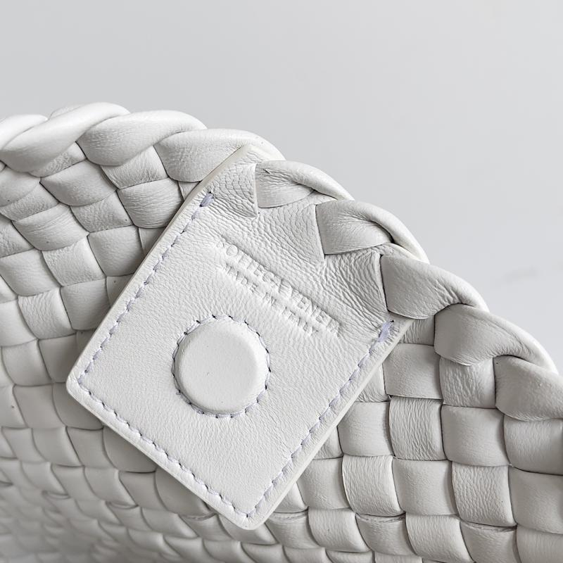 Bottega Veneta Small Clicker Bag White 730968