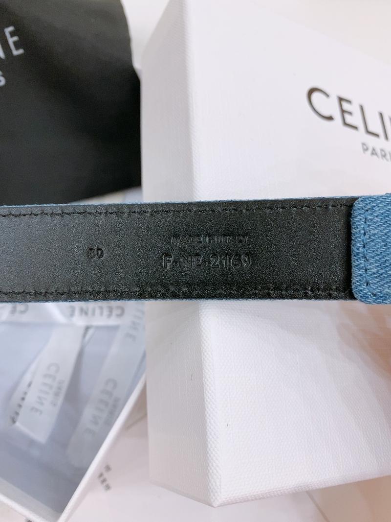 Celine Denim Belt Black BCE61704