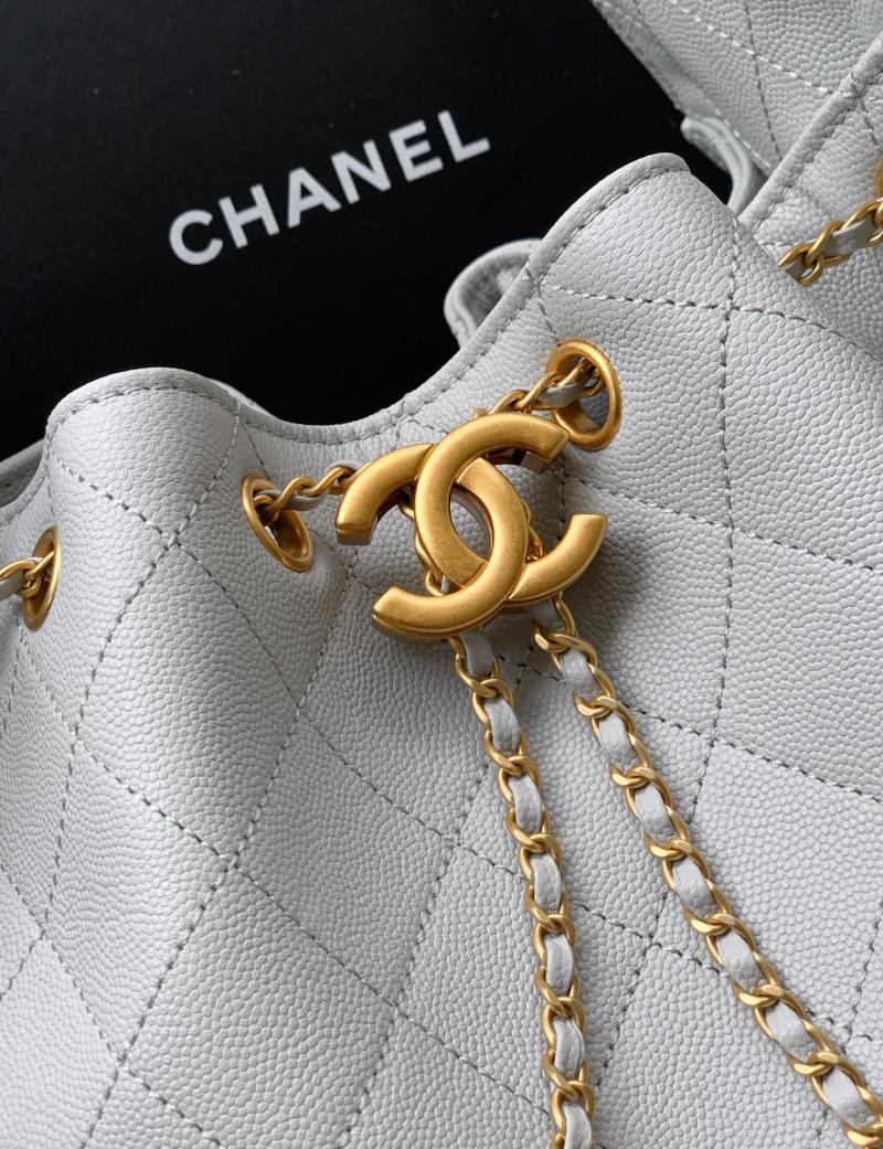 Chanel 25 Medium Handbag Light Grey AS5311