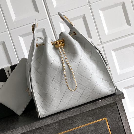 Chanel 25 Medium Handbag Light Grey AS5311
