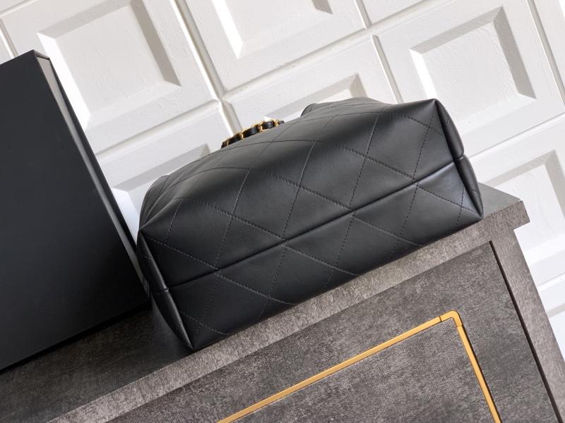 Chanel Calfskin Shopping Bag Black AS5635