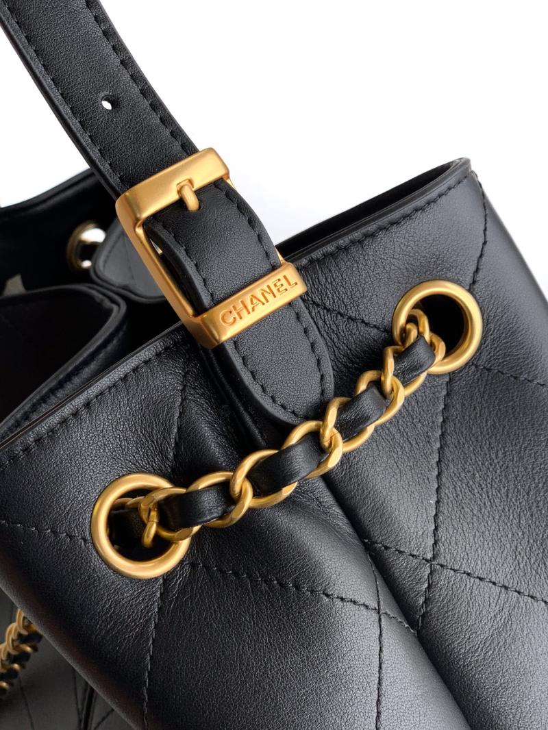 Chanel Calfskin Shopping Bag Black AS5635