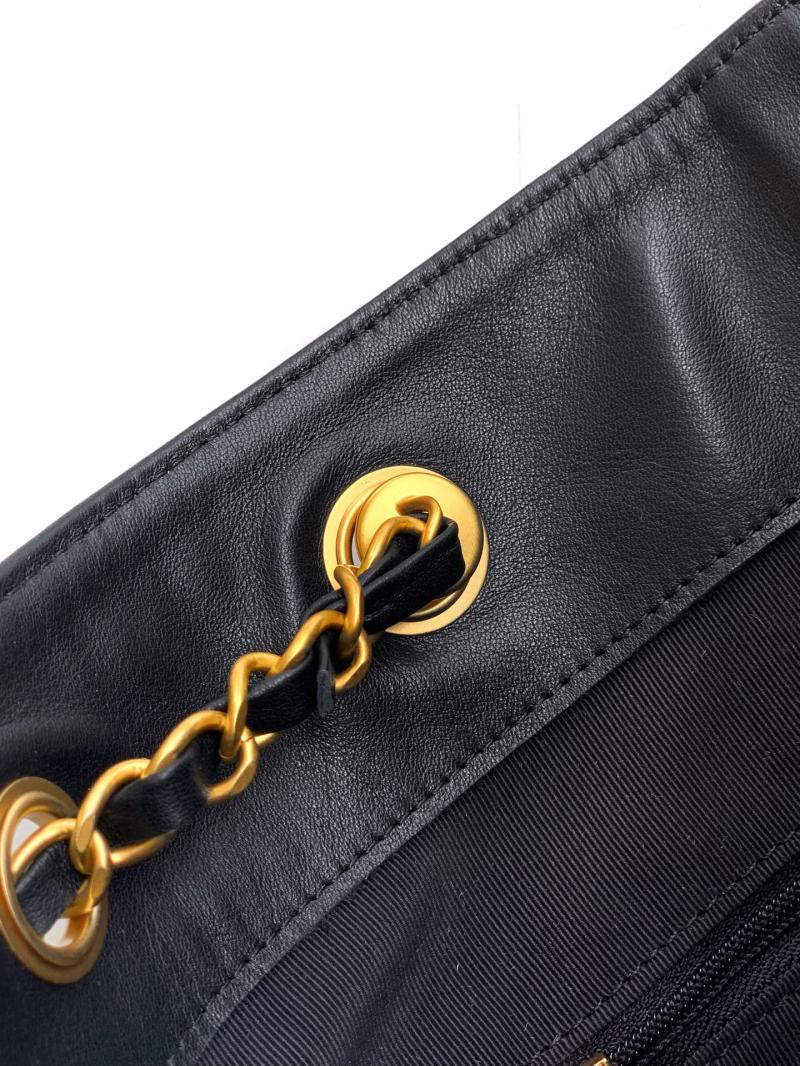 Chanel Calfskin Shopping Bag Black AS5635