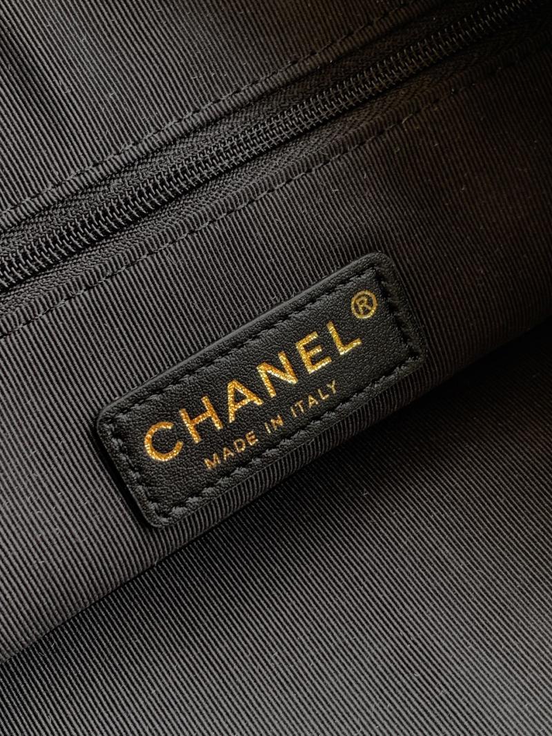 Chanel Calfskin Shopping Bag Black AS5635