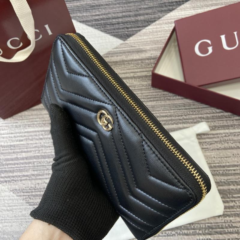 Gucci GG Marmont zip around wallet 837758