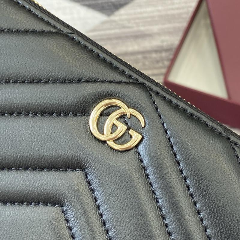 Gucci GG Marmont zip around wallet 837758