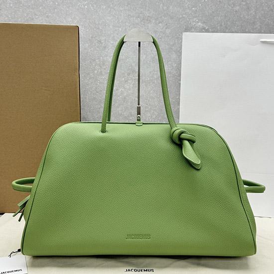 Jacquemus The Large Turismo Grained Leather Bag Green J2130