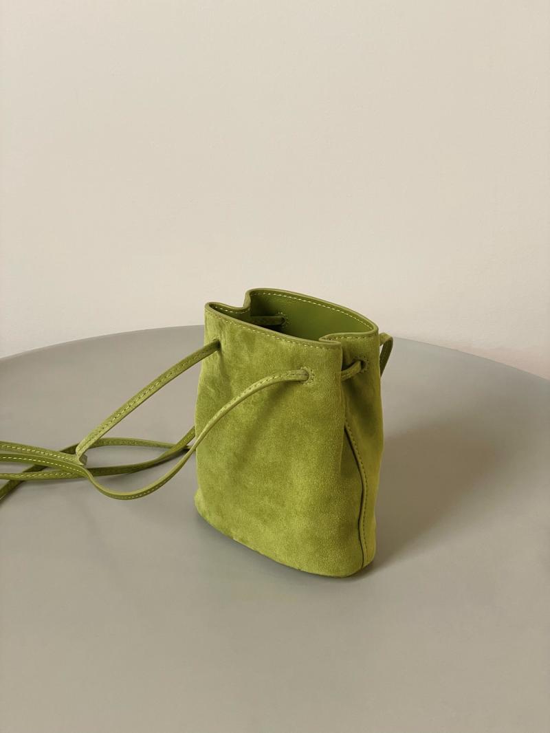 Miu Miu Suede pouch Green 5NF460