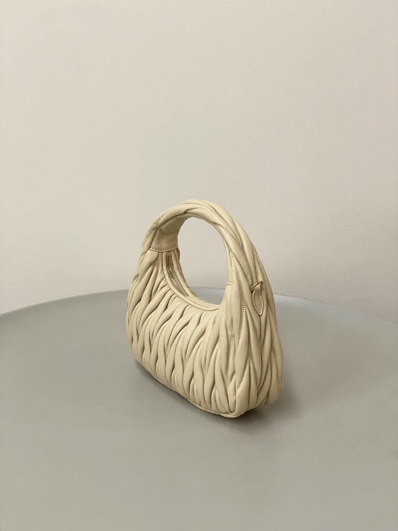 Miu Miu Wander Hobo Bag Beige 5BC125