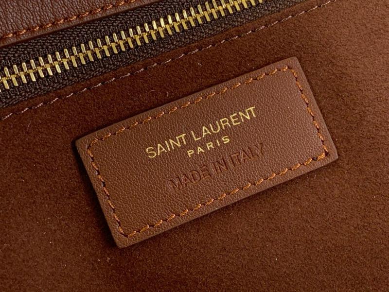 Saint Laurent Suede Bea Tote Bag Brown 763435