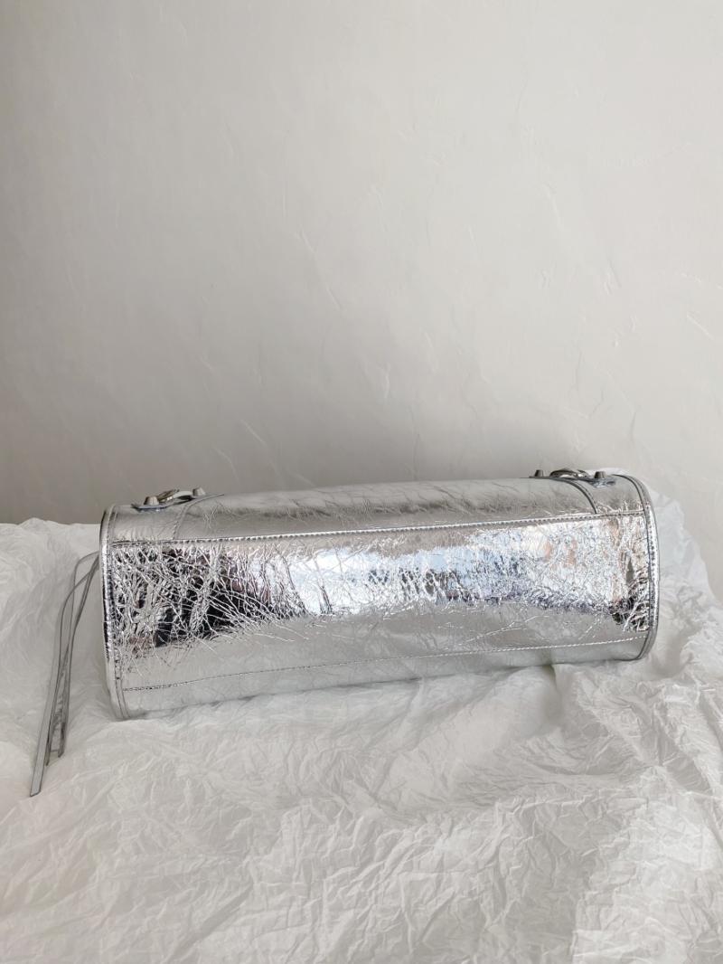 Balenciaga Le City Medium Bag Silver 797786