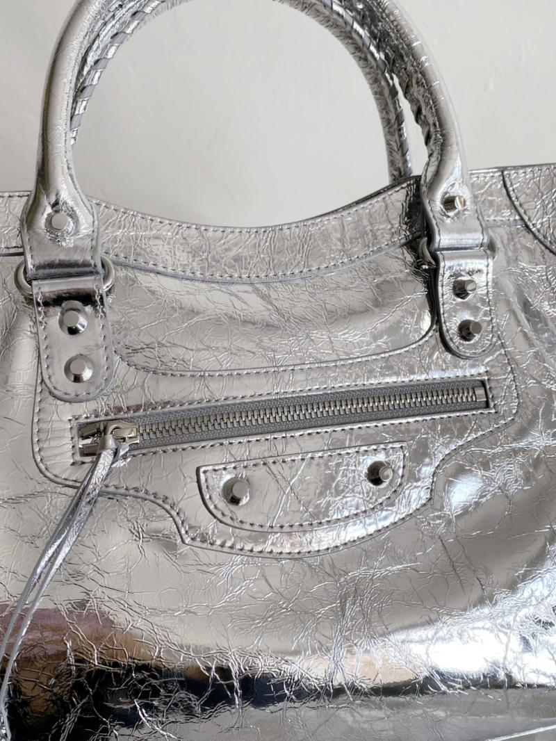 Balenciaga Le City Medium Bag Silver 797786