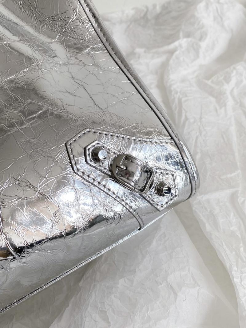 Balenciaga Le City Medium Bag Silver 797786