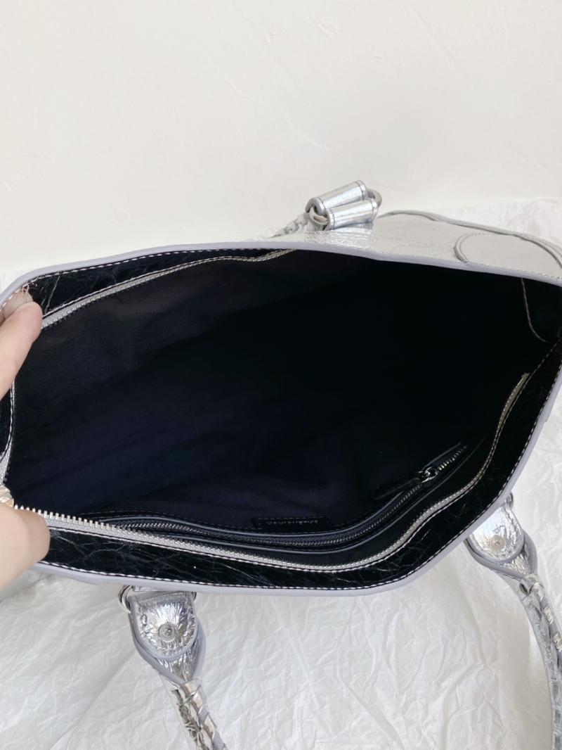 Balenciaga Le City Medium Bag Silver 797786