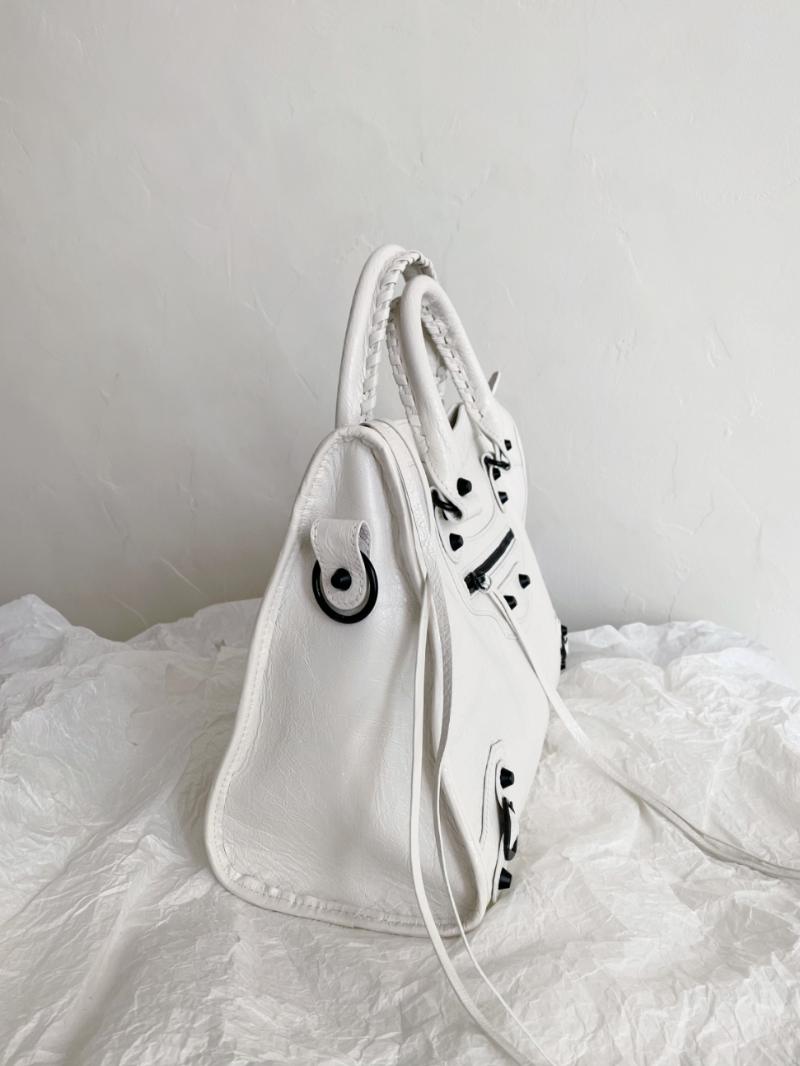 Balenciaga Le City Medium Bag White 797786