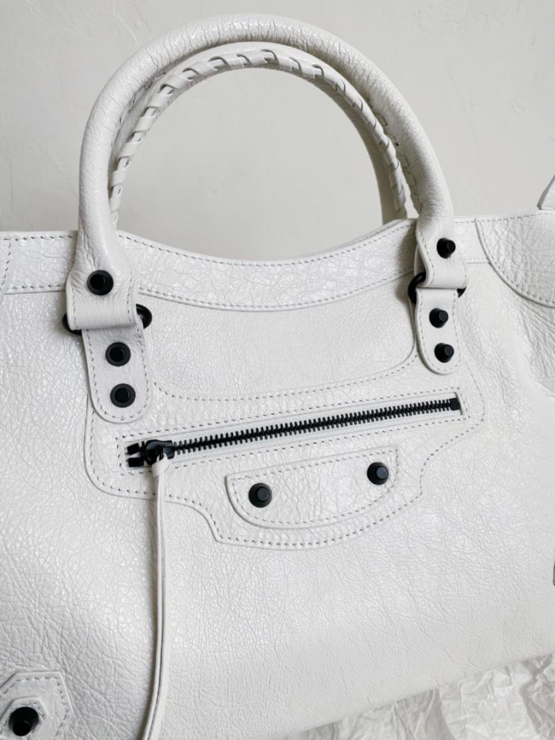 Balenciaga Le City Medium Bag White 797786